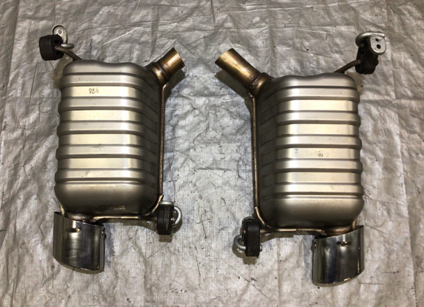 2005-2008 Mercede Benz SLK R171 Exhaust Muffler w/ Tips / Pair SK207