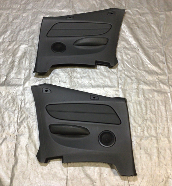 2008-2013 BMW 128i 135i Convertible Interior Rear Quarter Panels / Black / B1007