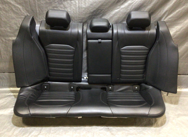 2017-2018 Alfa Romeo Giulia Ti Sport Black Leather Rear Seat Set  /   AG001