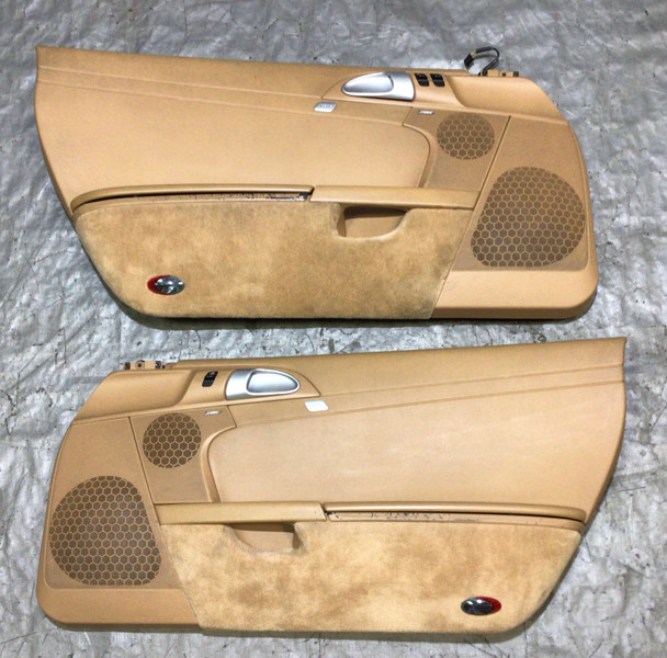 2005-2012 Porsche 987 Boxster / Cayman Interior Door Panels / Sand Beige / BC010