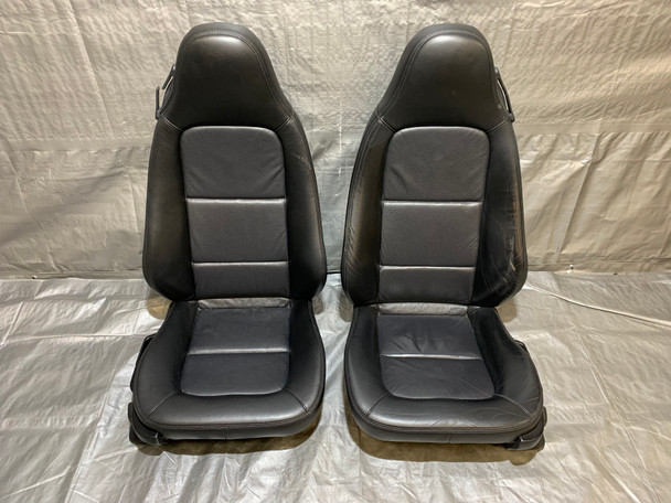 2000-2002 BMW Z3 Roadster Front Seats / Oregon Black Leather / Z3023 