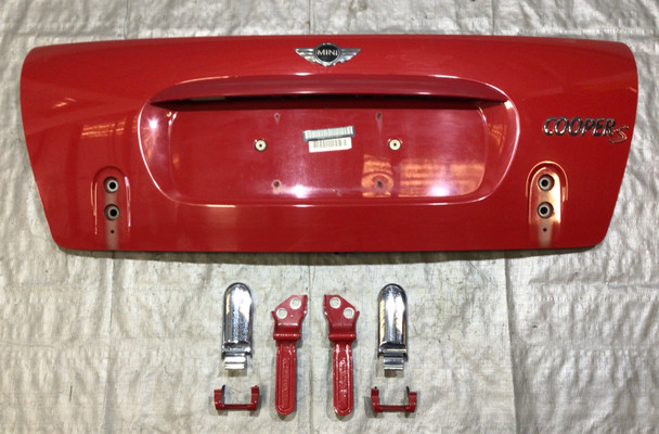 2005-2008 Mini Cooper S R52 Convertible Trunk Tailgate / Chili Red / R1023