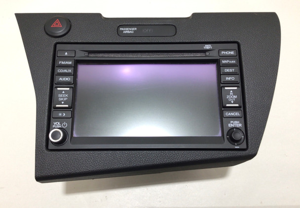2014-2015 Honda CRZ Navigation Radio Unit / Display / 39541-SZT-A51 / CZ014