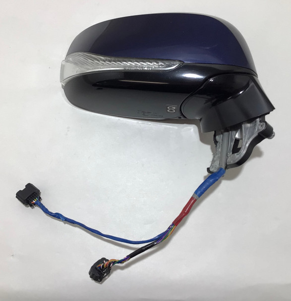 2017-2020 Infiniti Q60 Passenger Side Mirror / Auto Dim / Iridium Blue  IQ603