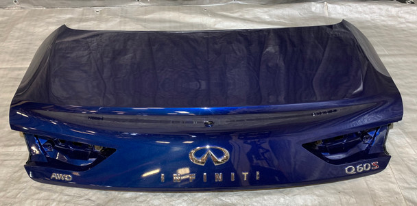  2017-2020 Infiniti Q60 Trunk Lid Panel w/ Camera / Iridium Blue IQ603 