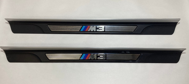 2001-2006 E46 BMW M3 Convertible Door Sill Trim Panels / Pair /   M3015