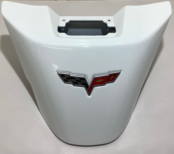 2005-2013 Chevrolet Corvette C6 Convertible Rear Waterfall Trim Panel  / Arctic White  C6011