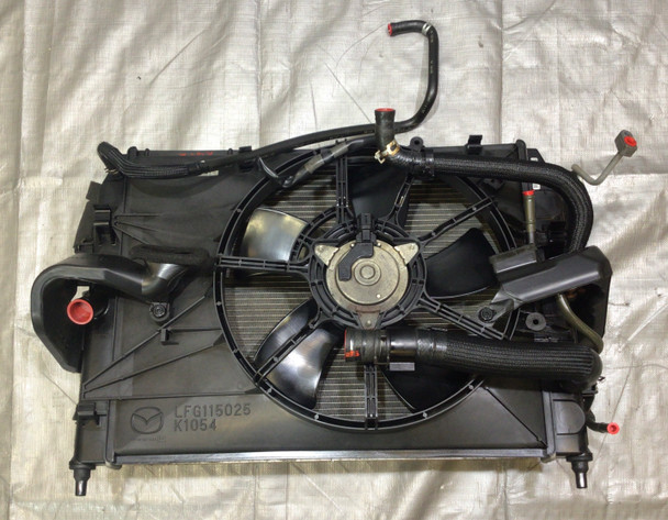  2006-2015 Mazda Mx5 Miata Radiator w/ Cooling Fan / Manual / 53K NC072 