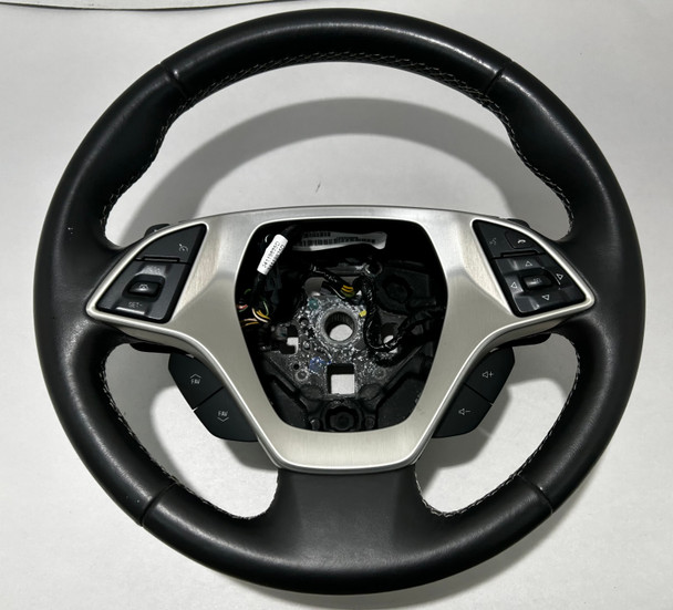 2014 Chevrolet C7 Corvette Stingray Black Leather Steering Wheel / Manual / C7003 