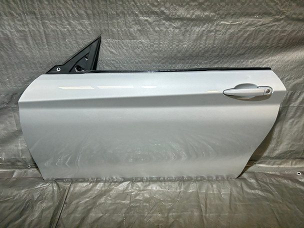 2014-2020 BMW F22 M235i 2 Series Coupe Driver Door Assembly / Glacier Silver Metallic B2005