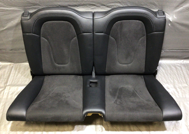 2008-2015 Audi TT Coupe Rear Seat Set / Black Leather / Alcantara /   T2009