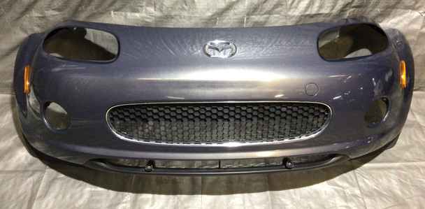 2006-2008 Mazda Mx5 Miata Front Bumper Cover w/ Grille  / Galaxy Gray Mica  NC076