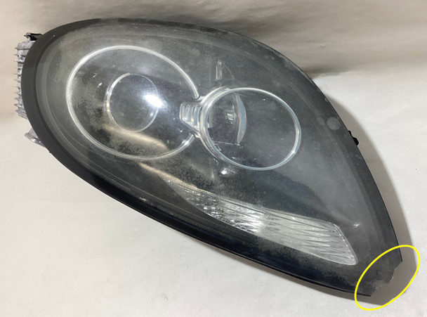 2013-2016 Porsche 981 Boxster Driver Side Dynamic Headlight / PDLS Xenon HID / *DAMAGED* /    BC202