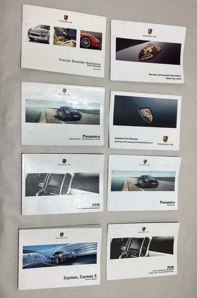 2015 Porsche 981 Boxster Owner's Manual Booklets /   BC202