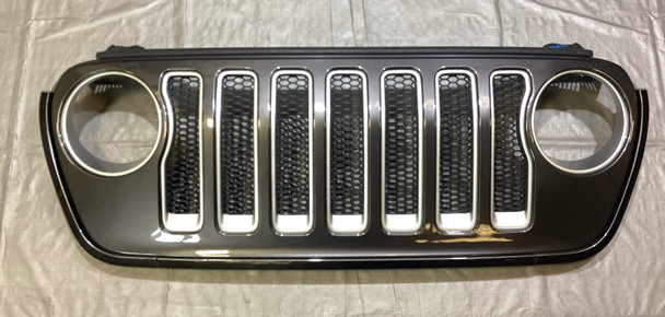 2018-2021 Jeep Wrangler JL OEM Grille Assembly w/ Silver Trim / Granite Crystal Metallic  JL007