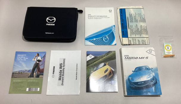 2009 Mazda Miata Factory Owner's Manual w/ Case  /   NC079