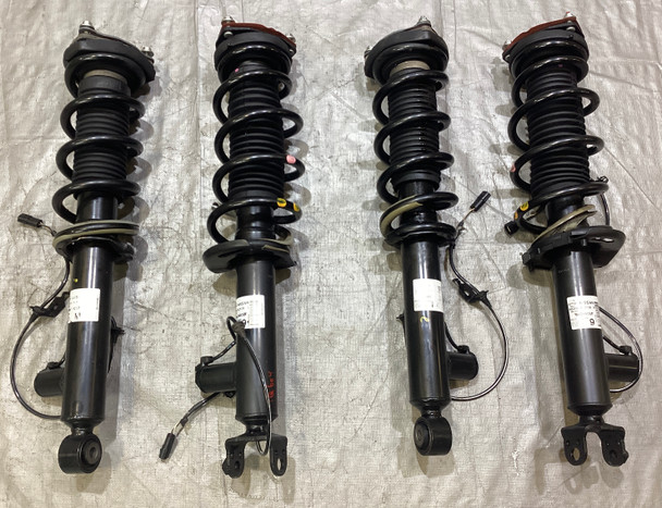 2017-2020 Infiniti Q60S Red Sport 400 OEM Adaptive Shocks / Springs / RWD / Set of 4 / 75K IQ604