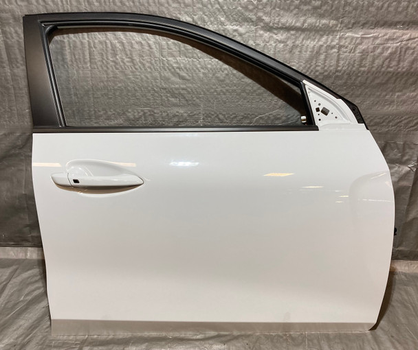 2019-2022 Hyundai Veloster Passenger Front Door Assembly / Chalk White   HV008