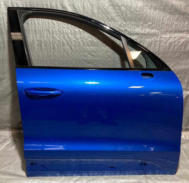 2015-2020 Porsche Macan Passenger Front Door Assembly / Sapphire Blue Metallic  PM004