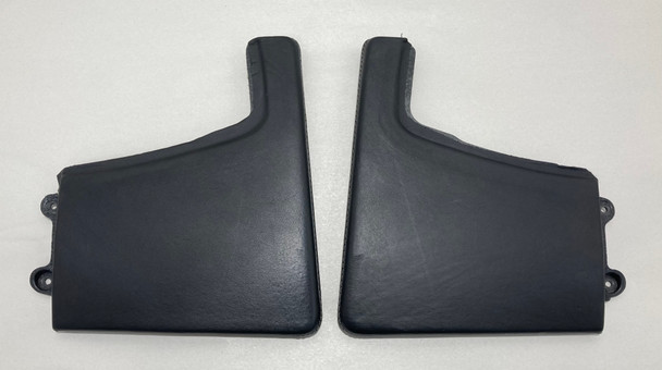 2005-2008 Porsche 997 911 Black Leather Front Console Radio Surround Trim Panels / Knee Pads /   P7003