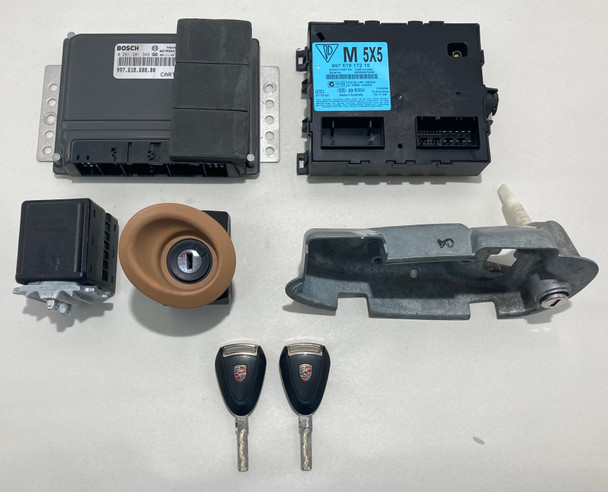 2009-2012 Porsche 987 Cayman 2.9l ECU KIT / Immobilizer / Key / Manual / 99761860800 /   BC026