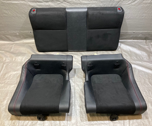 2022-2023 Subaru BRZ Limited Black Leather / Alcantara Rear Seat Set /   FB204