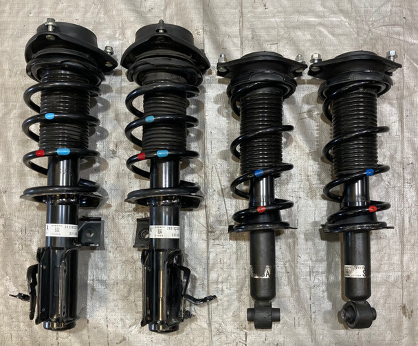 2022-2023 Subaru BRZ OEM Strut Assemblies / Shocks / Springs / Set of 4 / 14K FB204