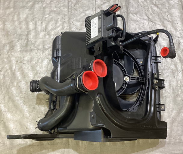 2005-2012 Porsche 987 Boxster Passenger Side Radiator / Condenser w/ Cooling Fan / 96K BC028