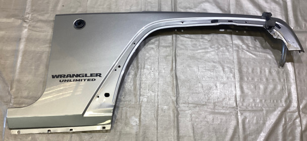2007-2018 Jeep Wrangler JK Passenger Side Fender Apron Panel / Billet Silver Metallic  JK013