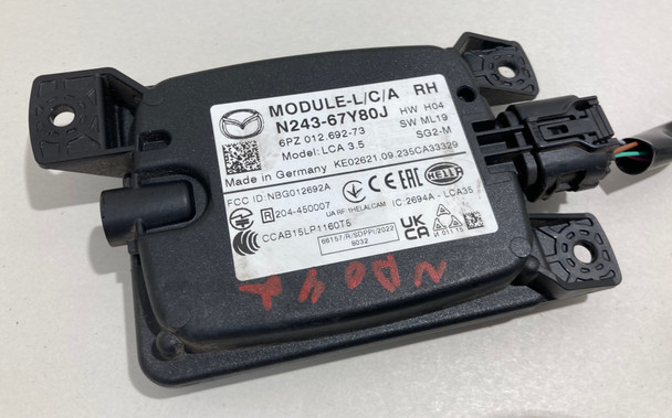 2016-2023 Mazda Mx5 Miata Rear Blind Spot Monitoring Sensors w/ Wiring Harness /   ND042 2016-2023 Mazda Mx5 Miata Rear Blind Spot Monitoring Sensors w/ Wiring Harness /   ND042