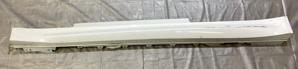 2015-2020 F82 F83 BMW M4 Coupe / Convertible Driver Side Skirt Rocker Panel / Alpine White 3  F8M04