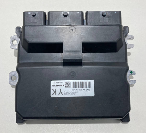 2022 Subaru WRX OEM Engine Control Module / ECU / Manual / 22765AR894 / SW002