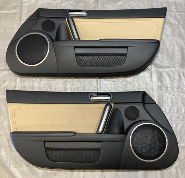 2009-2015 Mazda MX5 Miata Leather Door Panels / Dune Beige /   NC093