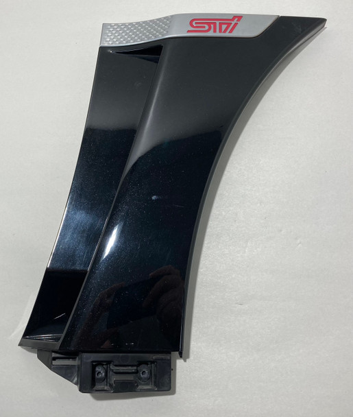 2019-2020 Subaru WRX STI Passenger Fender Vent / Trim Panel / Crystal Black Silica  SS015