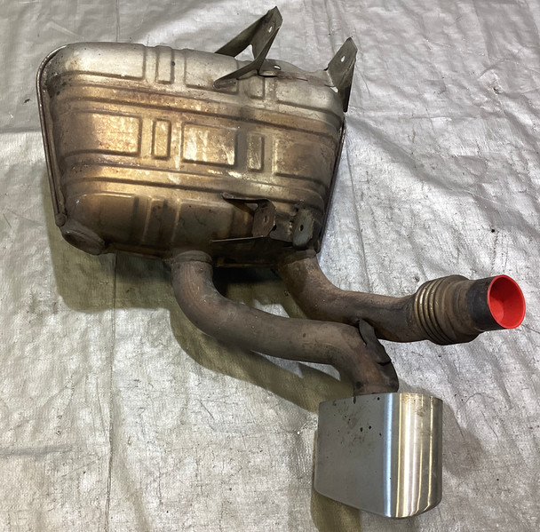 2005-2008 Porsche 997 911 Carrera 3.6l Driver Side Exhaust Muffler w/ Tip / 85K P7006