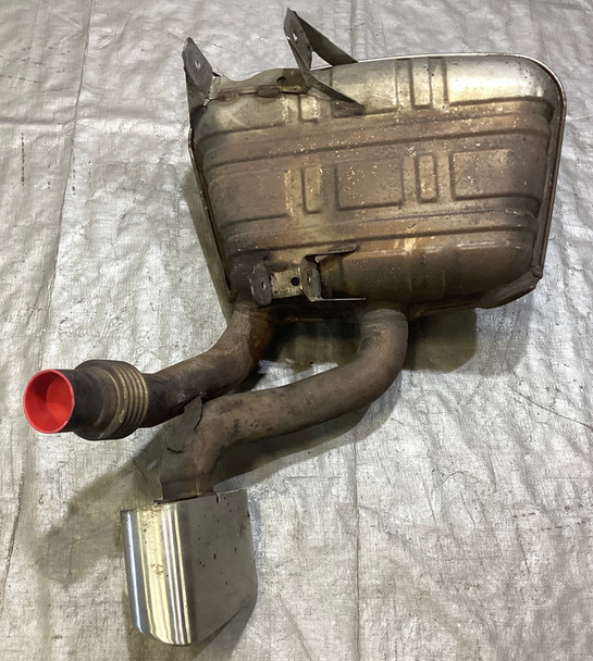 2005-2008 Porsche 997 911 Carrera 3.6l Passenger Side Exhaust Muffler w/ Tip / 85K P7006