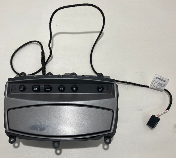 2003-2004 E85 BMW Z4 Convertible Ashtray / Center Console Trim Panel w/ Switches / Gray /   Z4057