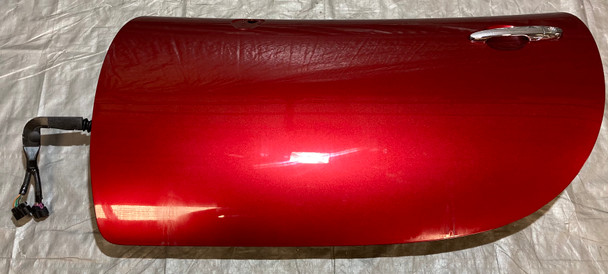 2006-2009 Pontiac Solstice Driver Door Assembly / Wicked (ruby red metallic)  PS070