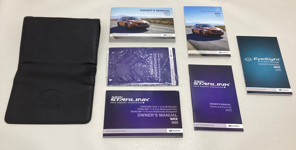 2022 Subaru WRX Owner's Manual w/ Case /   SW003