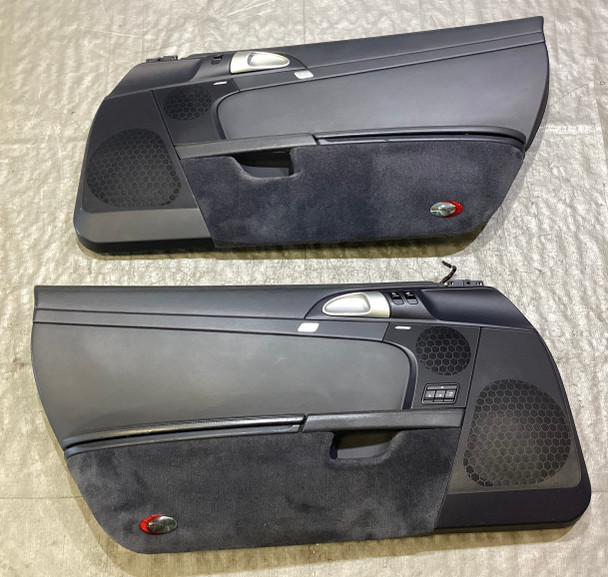 2005-2012 Porsche 987 Boxster / Cayman Interior Door Panels / Sea Blue Full Leather /   BC032