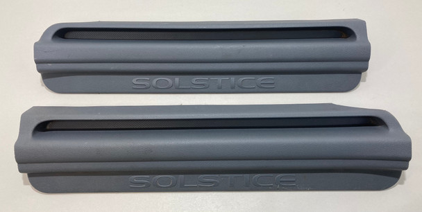 2006-2009 Pontiac Solstice Interior Door Sill Trim Panels / Scuff Plates / Pair / Steel /   PS068