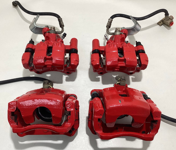 2001-2005 Mazda Miata Refinished Sport Brake Calipers / Set of 4 / Red /   NB244