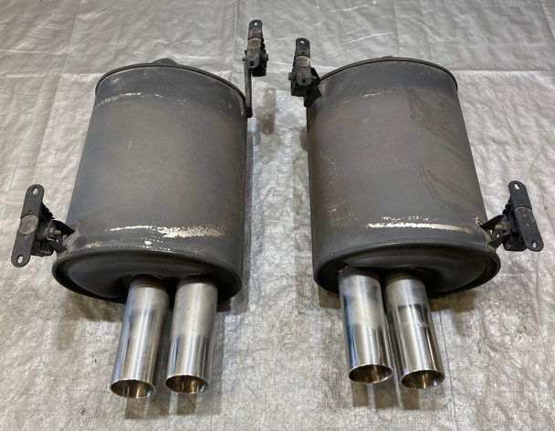 1998-2002 BMW Z3 M Roadster M Coupe OEM Exhaust Mufflers / Pair / Quad Tip /   Z3035