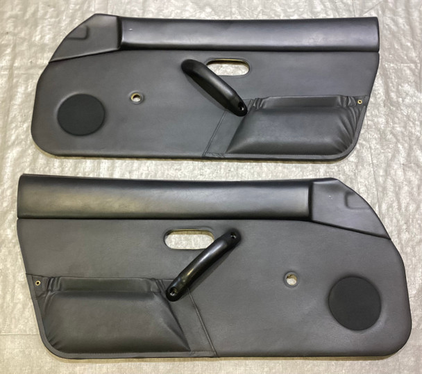 1994-1995 Mazda Miata OEM Interior Door Panels / Pair / Manual Windows / Black / NA100