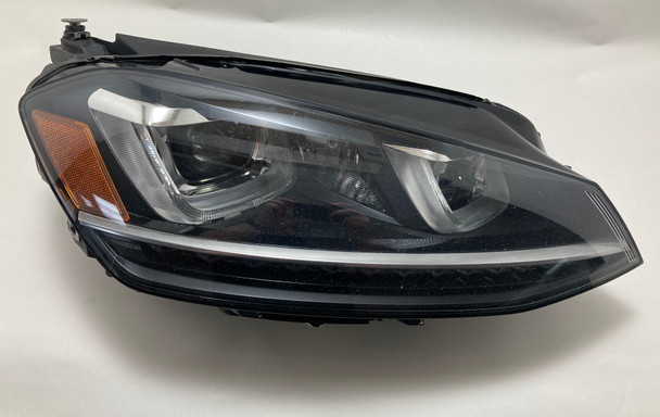 2015-2017 Volkswagen MK7 Golf R Passenger Xenon HID Headlight w/ LED AFS *Broken Tab* /   M7R10