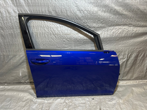 2015-2018 Volkswagen Golf R 4DR Passenger Front Door Shell / Lapiz Blue Metallic  M7R10