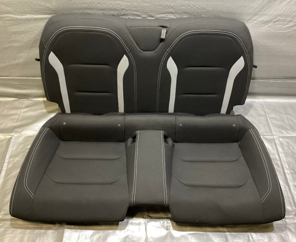 2016-2021 Chevrolet Camaro Coupe Rear Seat Set / Black Cloth /   CM002