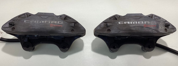 2016-2024 Chevrolet Camaro SS Brembo Front Brake Calipers / Pair / 63K CM002