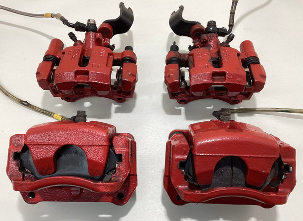 2001-2005 Mazda Miata Sport Brake Calipers / Set of 4 / Red /   NB248