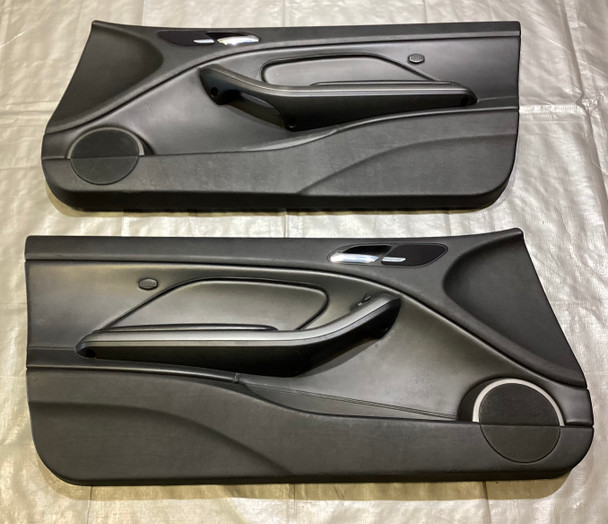 2001-2006 E46 BMW M3 Interior Door Panels / Black Nappa Leather /   M3018